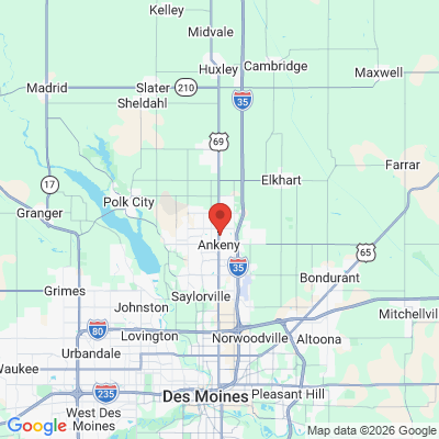 Map to  office in Ankeny, IA