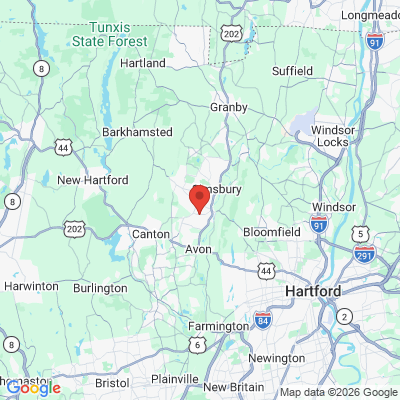 Map to  office in Weatogue, CT
