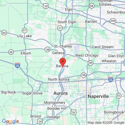 Map to  office in Batavia, IL