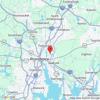 Map to  office in Rumford, RI