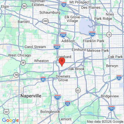 Map to  office in Lombard, IL