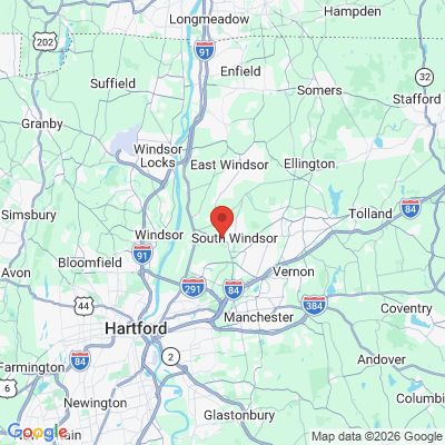 Map to  office in South Windsor, CT