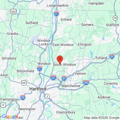 Map to  office in South Windsor, CT
