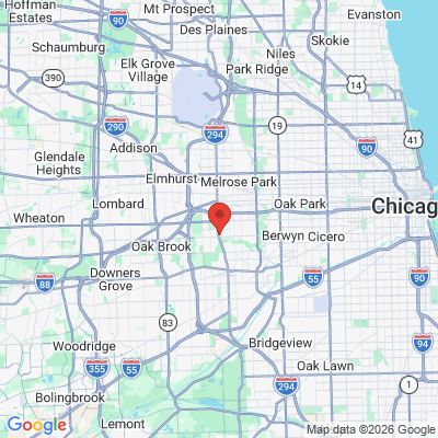 Map to  office in Westchester, IL