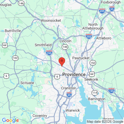 Map to  office in North Providence, RI