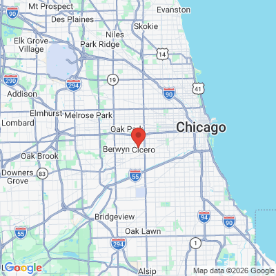 Map to  office in Cicero, IL