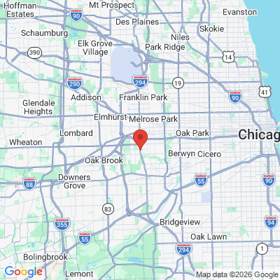 Map to  office in Westchester, IL