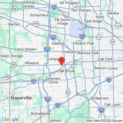 Map to  office in Oakbrook Terrace, IL