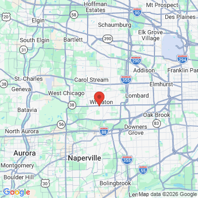 Map to  office in Wheaton, IL
