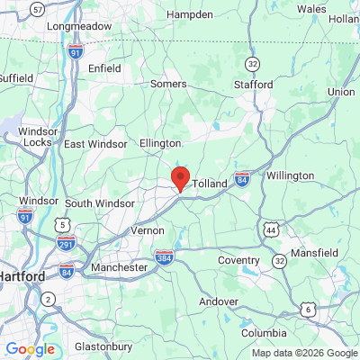 Map to  office in Vernon Rockville, CT
