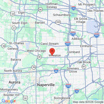 Map to  office in Wheaton, IL