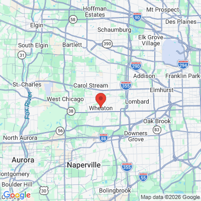 Map to  office in Wheaton, IL
