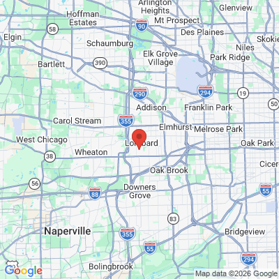 Map to  office in Lombard, IL