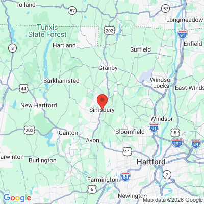 Map to  office in Simsbury, CT