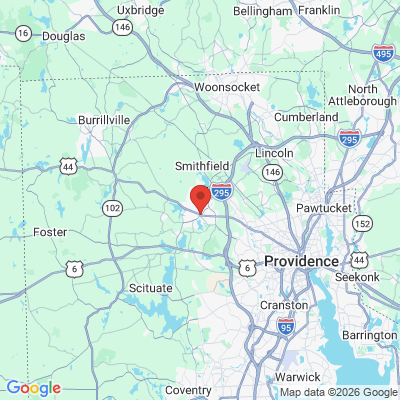 Map to  office in Greenville, RI