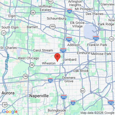 Map to  office in Glen Ellyn, IL