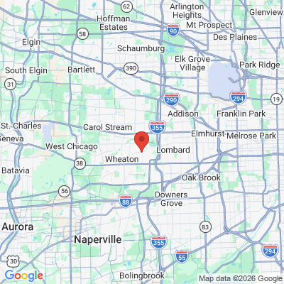 Map to  office in Glen Ellyn, IL