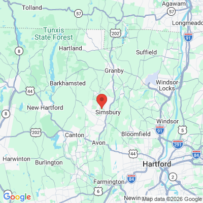 Map to  office in Simsbury, CT