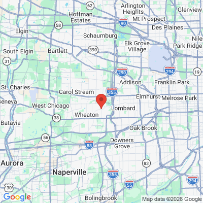Map to  office in Glen Ellyn, IL