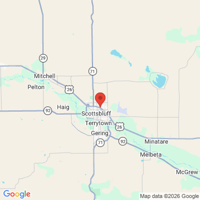 Map to  office in Scottsbluff, NE
