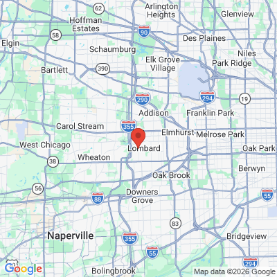 Map to  office in Lombard, IL