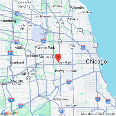 Map to  office in Forest Park, IL
