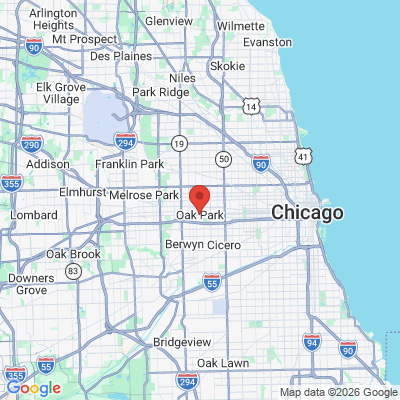Map to  office in Oak Park, IL