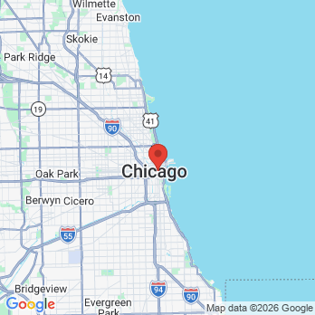 Map to Chicago Loop Dentistry office in Chicago, IL