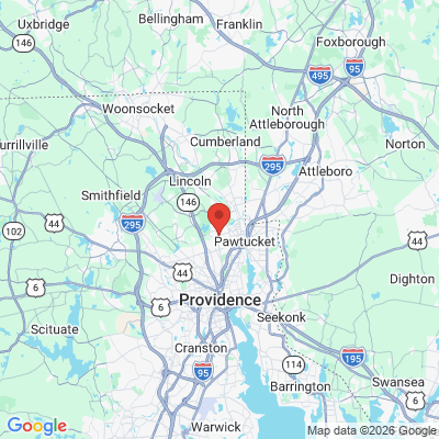 Map to  office in Lincoln, RI
