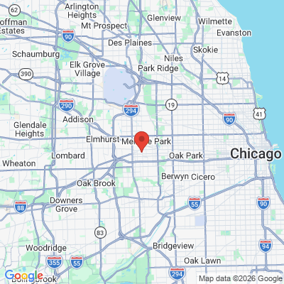 Map to  office in Bellwood, IL