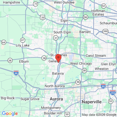 Map to  office in Geneva, IL
