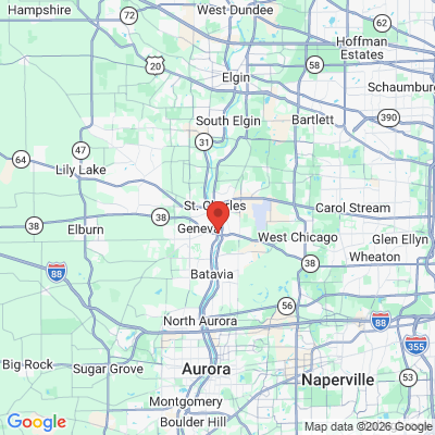 Map to  office in Geneva, IL