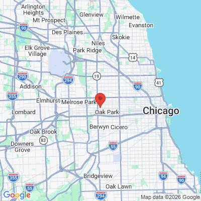 Map to  office in Oak Park, IL