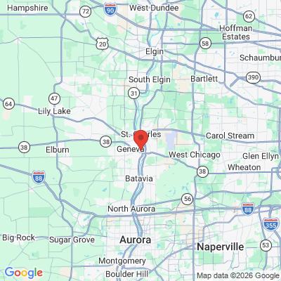 Map to  office in Geneva, IL
