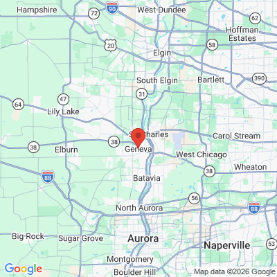 Map to  office in Geneva, IL