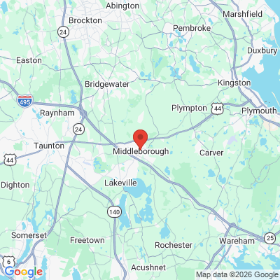 Map to  office in Middleboro, MA