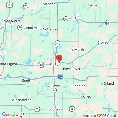 Map to  office in Sturgis, MI