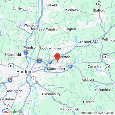 Map to  office in Manchester, CT