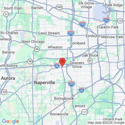 Map to  office in Lisle, IL