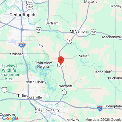 Map to Primary Office office in Solon, IA