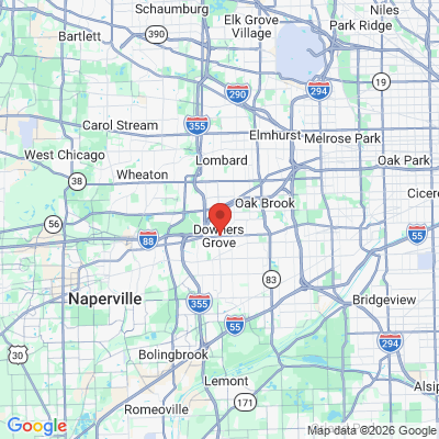 Map to  office in Downers Grove, IL
