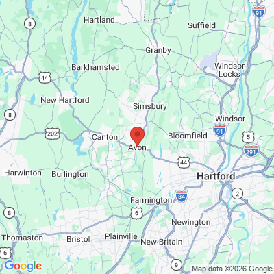 Map to  office in Avon, CT