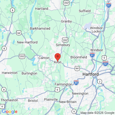 Map to  office in Avon, CT