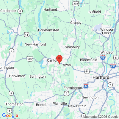 Map to  office in Avon, CT
