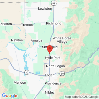 Map to Smithfield Dental Care & Orthodontics office in Smithfield, UT