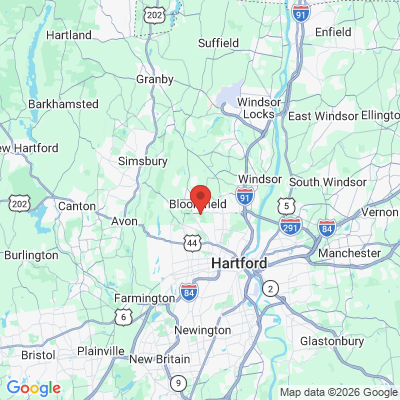 Map to  office in Bloomfield, CT