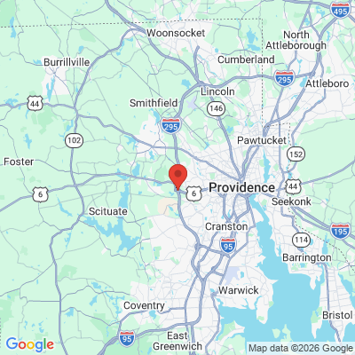 Map to  office in Johnston, RI