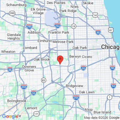 Map to  office in La Grange Park, IL