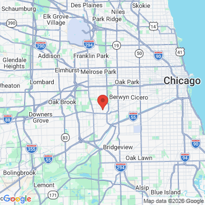 Map to  office in Brookfield, IL