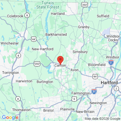 Map to  office in Canton, CT